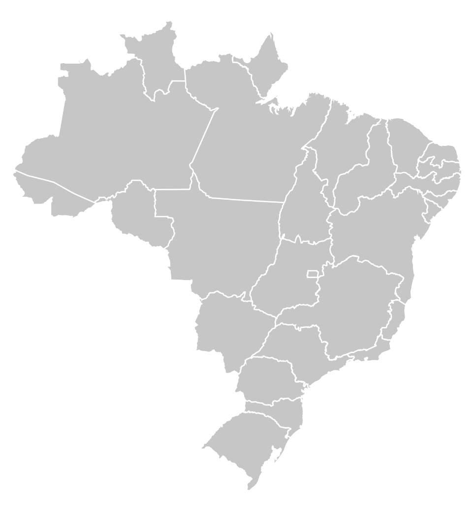 Mapa do Brasil com Estados